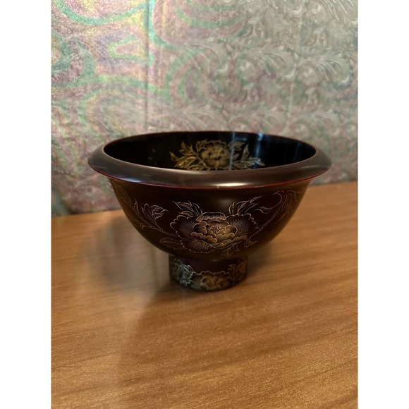 Vintage Large Handmade in occupied Japan (1945/1951) metal bowl/serving dish90 - Picture 6 of 10